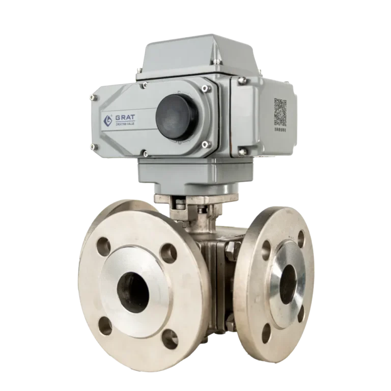 Electric FlangeThree Way Ball Valve1
