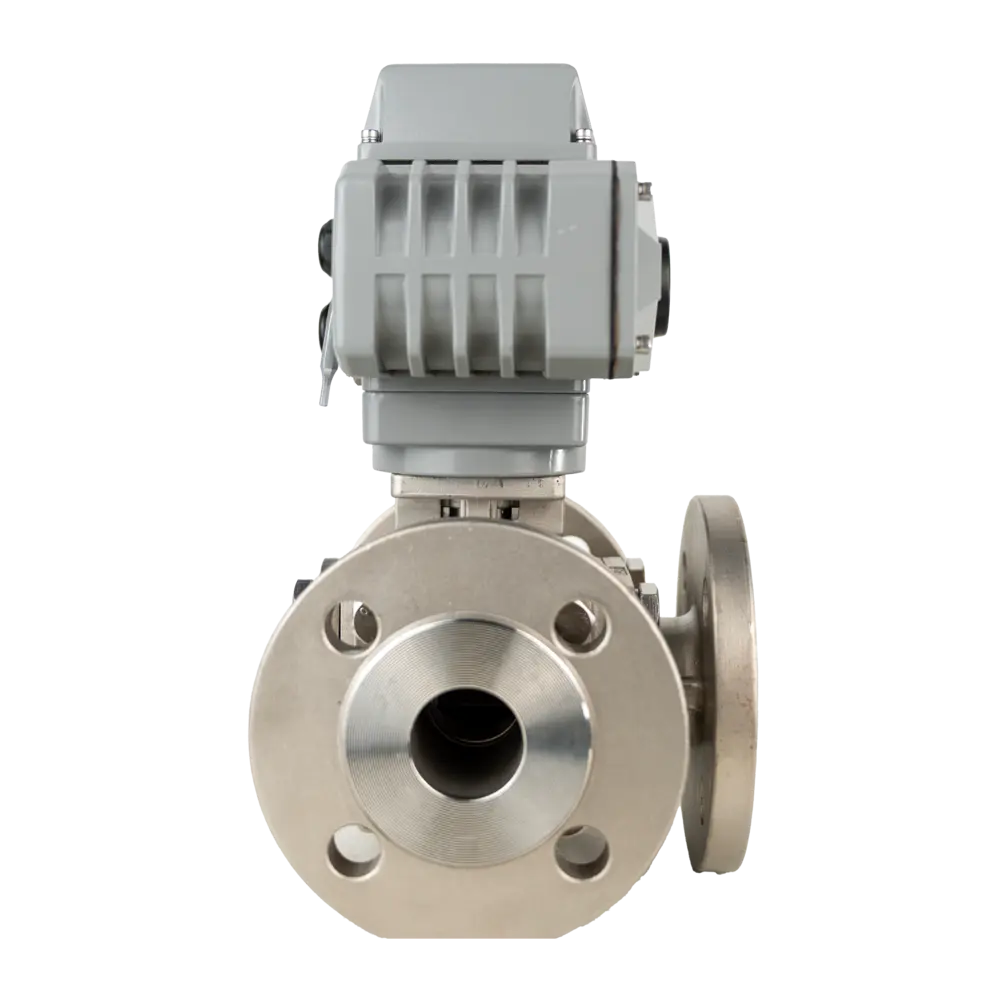 Electric Three Way Ball Valve 3 Electric FlangeThree Way Ball Valve2