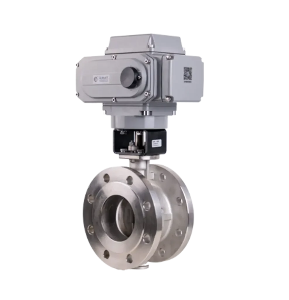 Products 5 Electric Hard Seal Butterfly Valve 54
