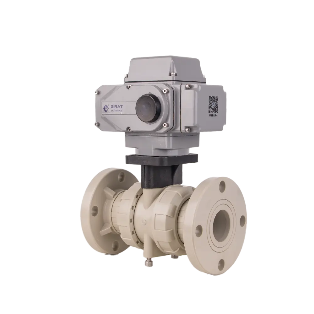 Electric Plastic Anti-Corrosion Ball Valve 2 Electric Plastic Anti Corrosion Ball Valve4