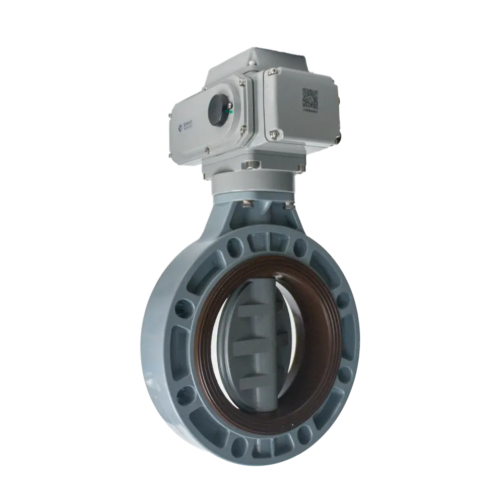 Electric Plastic Anti‑corrosion Butterfly Valve 3 Electric Plastic Anti‑corrosion Butterfly Valve 2