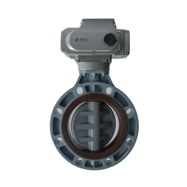 Electric Plastic Anti‑corrosion Butterfly Valve 4