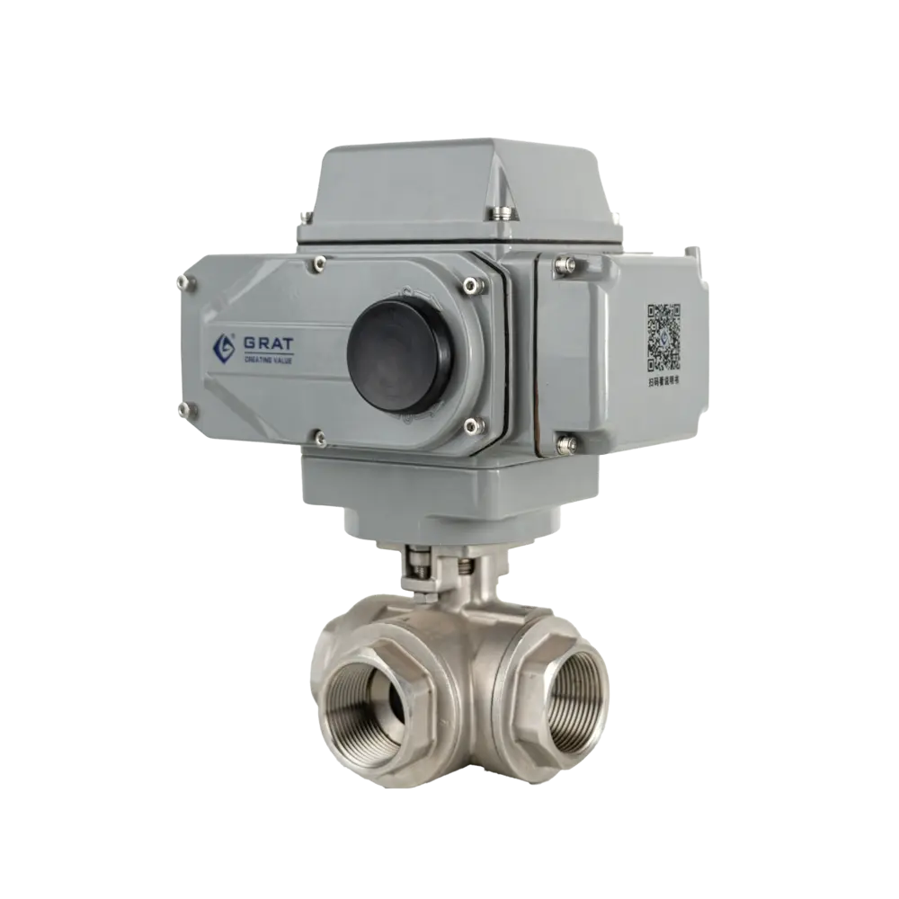 Electric Three Way Ball Valve 4 Electric Three Way Ball Valve1