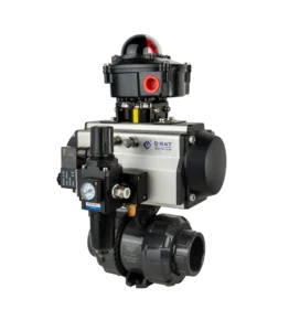 Pneumatic Plastic Anti Corrosion Ball Valve2