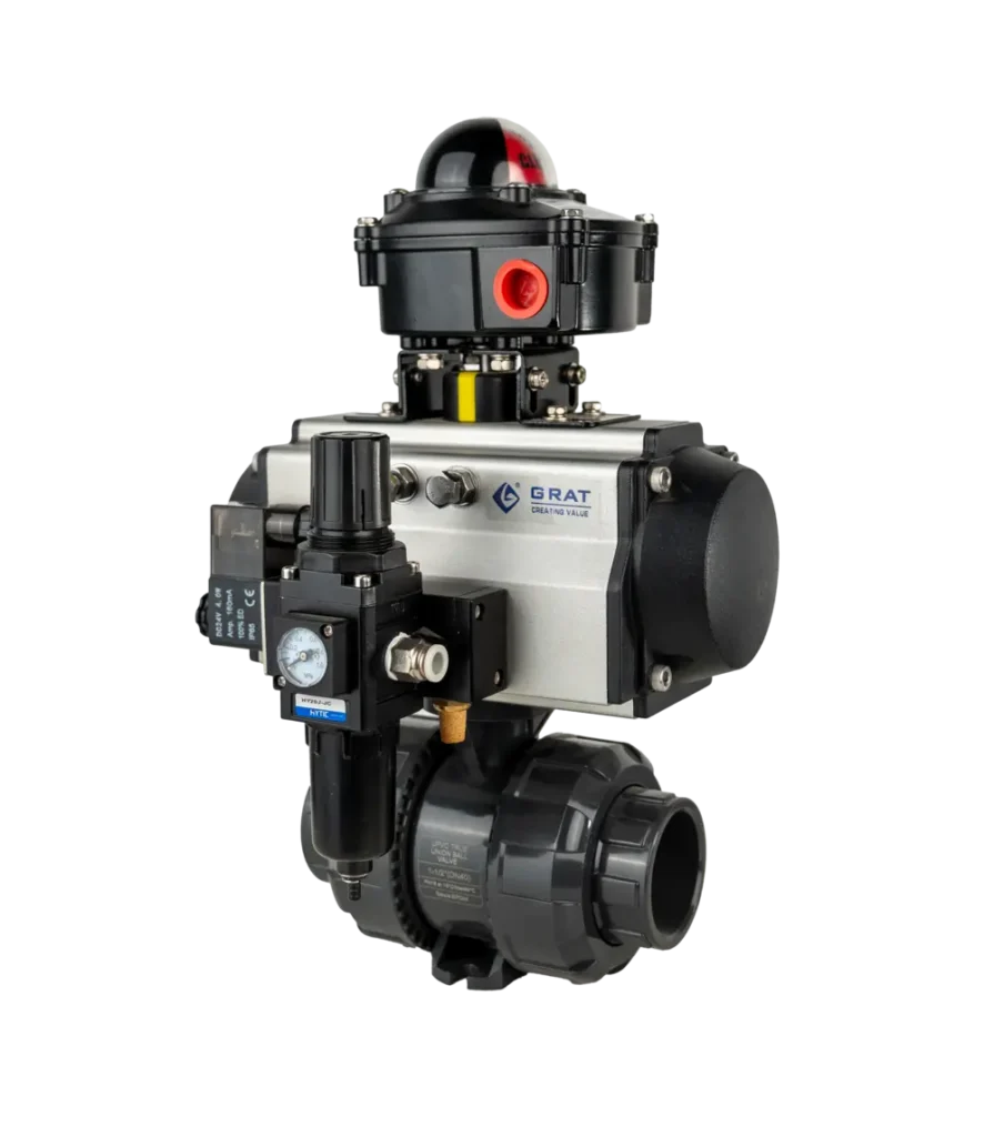 Products 7 Pneumatic Plastic Anti Corrosion Ball Valve2