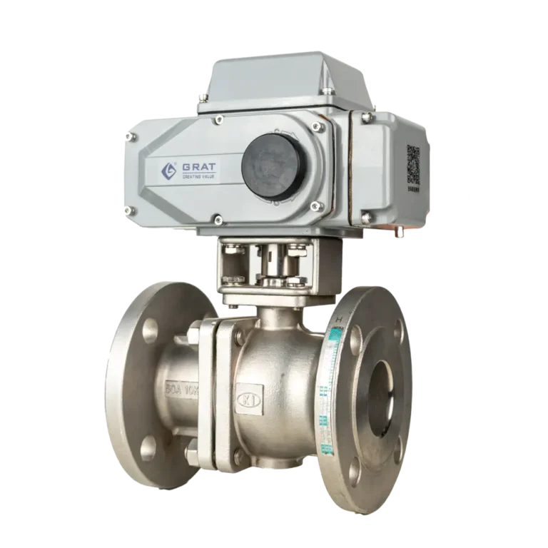 Electric Flange Ball Valve1