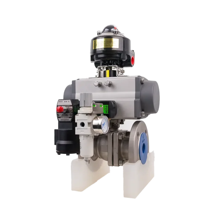 Pneumatic Flange Ball Valve2