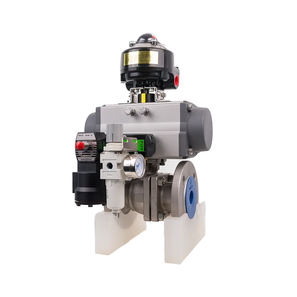 Pneumatic Flange Ball Valve 2 Pneumatic Flange Ball Valve2