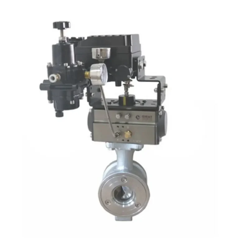 Pneumatic Wafer Type V type Control Valve
