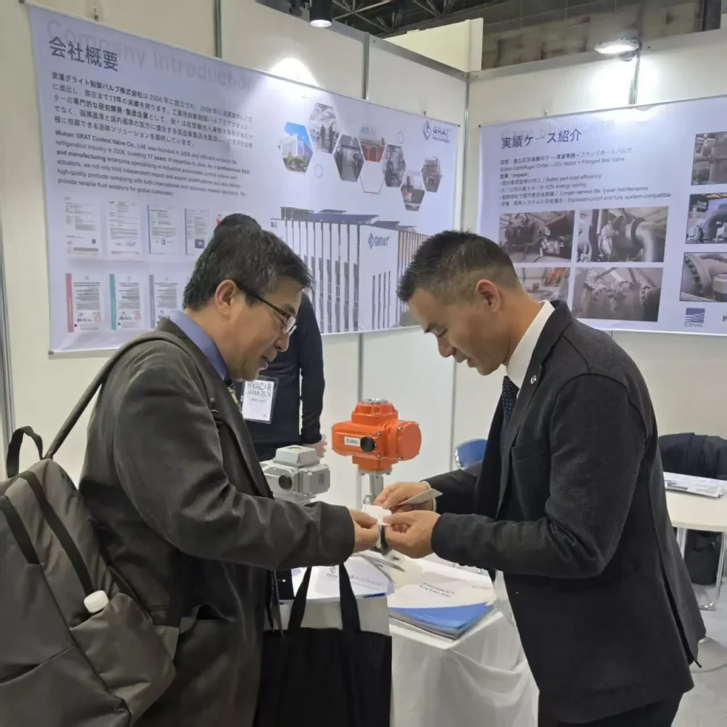 Highlights from HVAC&R Japan 2026: GRAT Successfully Participation 4 our boss change business card with EBARA engineer
