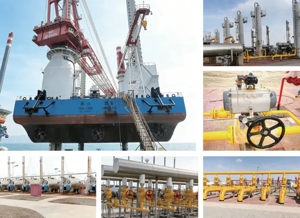 GRAT to Showcase Next-Gen Actuation Solutions at CIPPE 2026 5 Explosion-proof electric plug valve by GRAT operating within a high-temperature petrochemical processing facility.