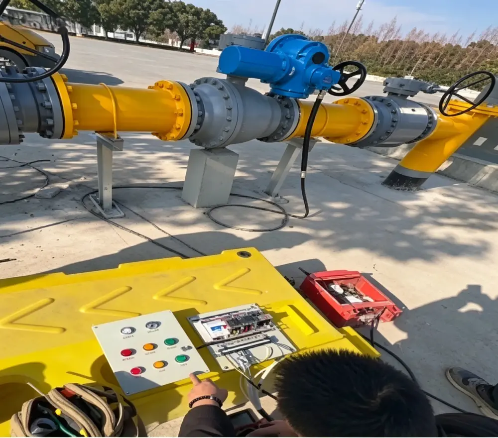 Application of Electric Ball Valves in Gas Pipelines of Industrial Parks 2 电动球阀在工业园区燃气管道的应用