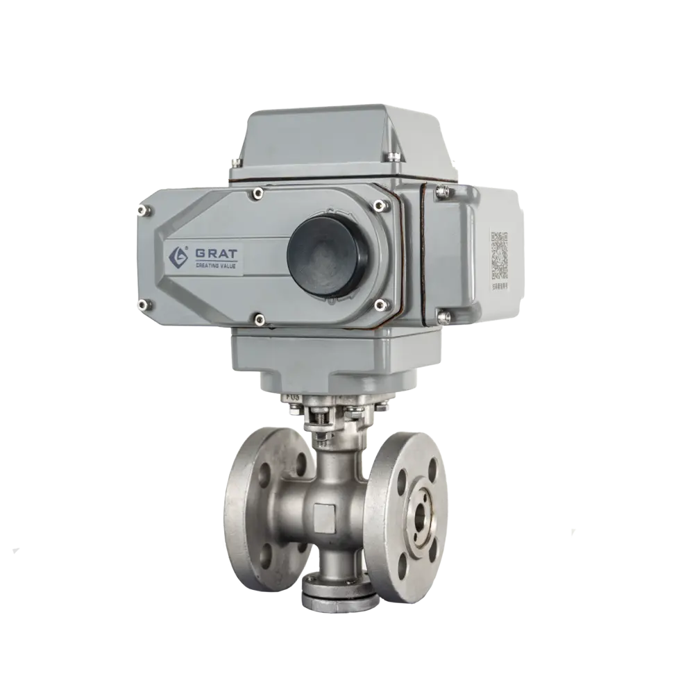 Electric Hard-seated Ball Valves in Titanium Dioxide Industry 6 Flanged Hard seal Ball Valve