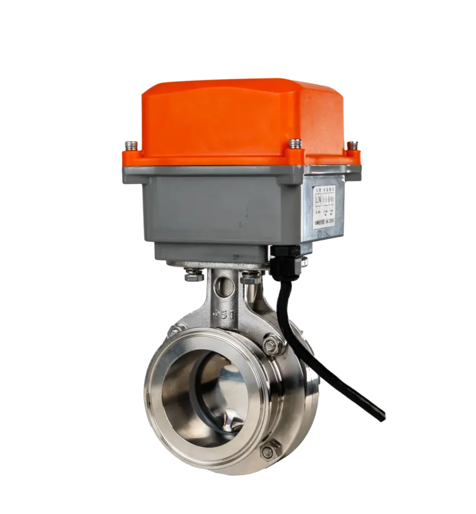Products 1 IoT Clamp Electric Butterfly Valve 1