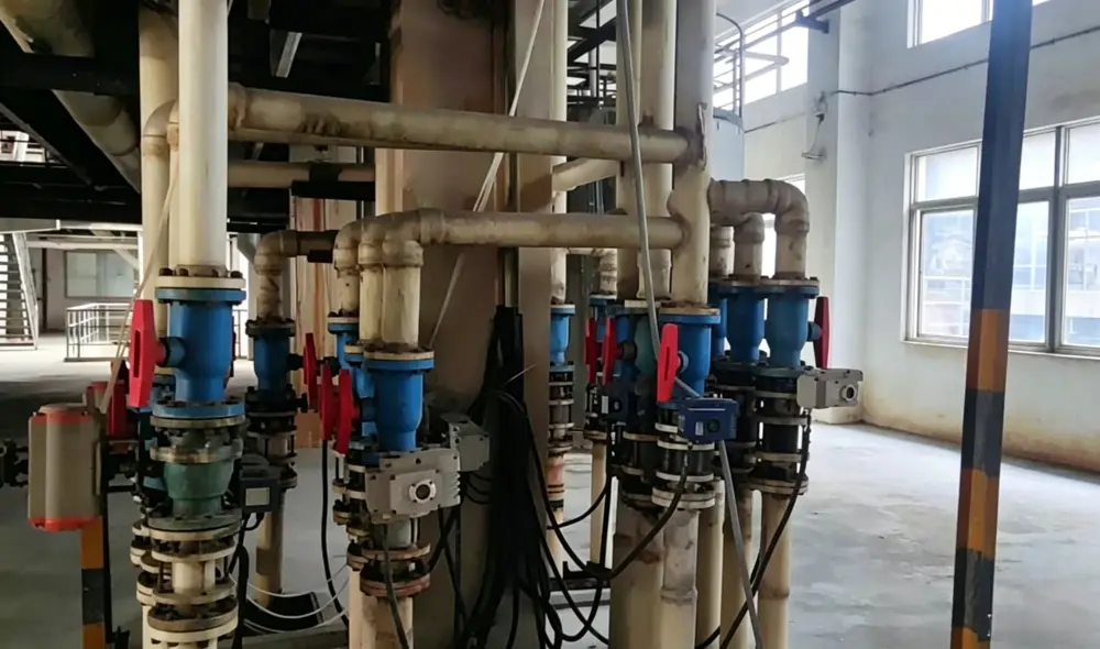 Electric Hard-seated Ball Valves in Titanium Dioxide Industry 3 Titanium Dioxide Production 1