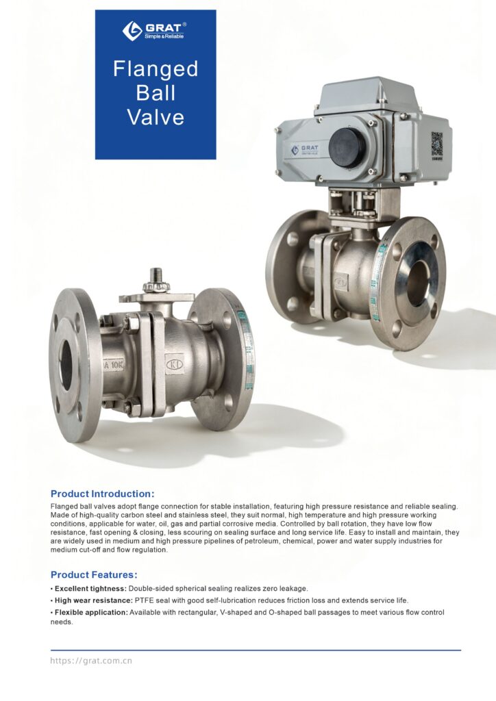 Flanged ball valve