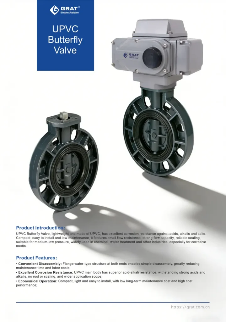 UPVC Butterfly Valve