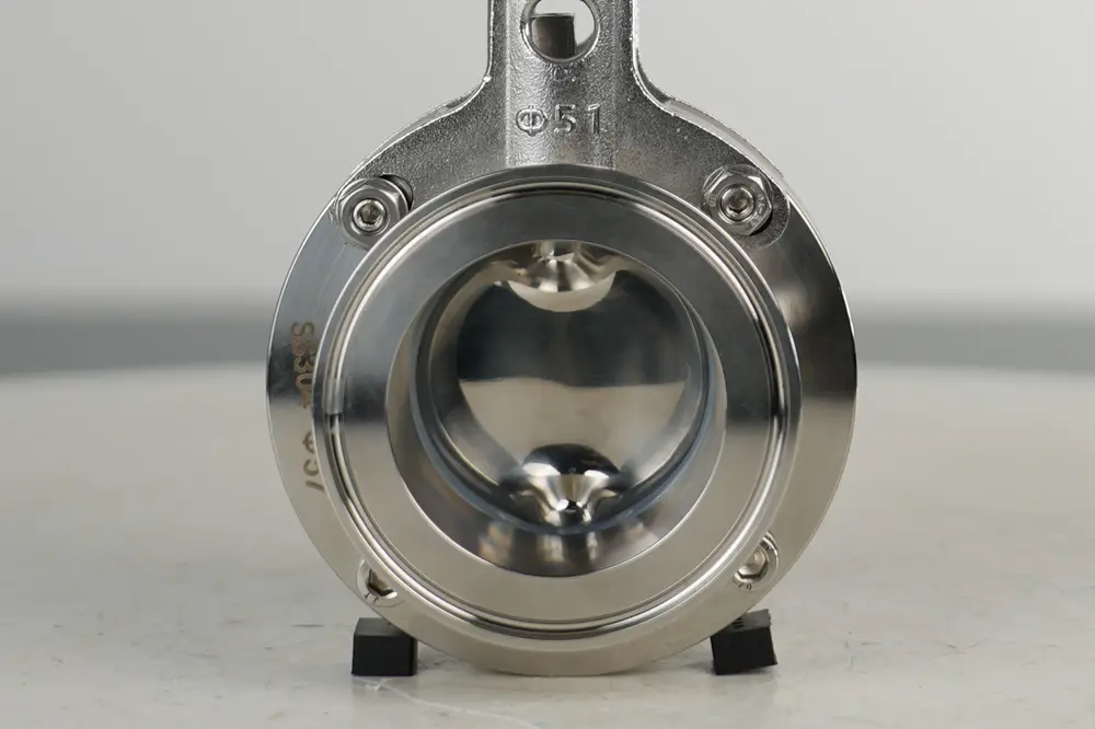 GRAT Control Valves | Ideal for Artificial Sweetener, Biochemical Fermentation & Sanitary Production Industries 3 Electric Sanitary Tri Clamp Butterfly Valve
