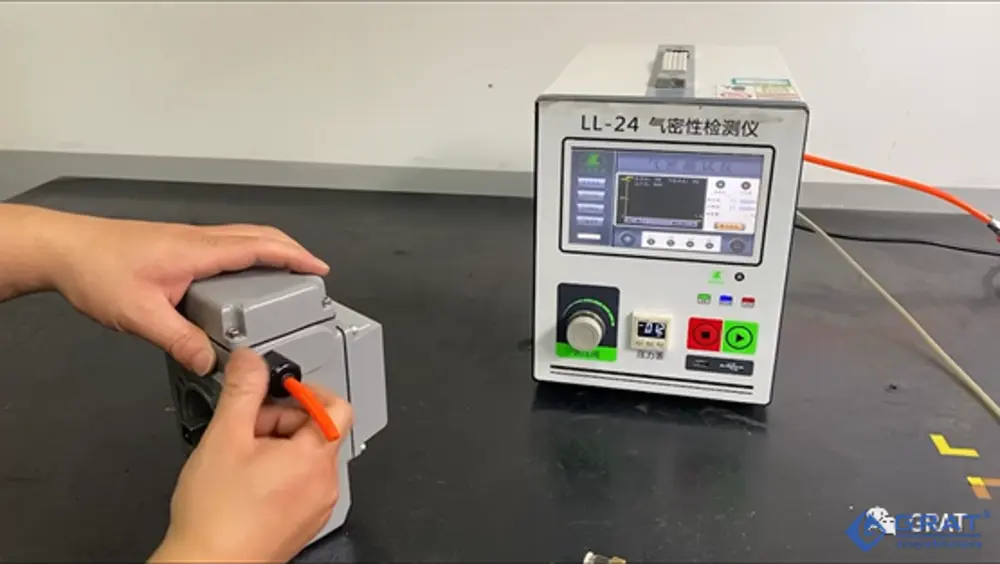 IP68 Air Tightness Testing Complete Procedure for Electric Actuators | Standard Inspection Guideline 2 IP68气密性测试 2