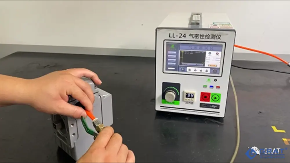 IP68 Air Tightness Testing Complete Procedure for Electric Actuators | Standard Inspection Guideline 3 IP68气密性测试 3