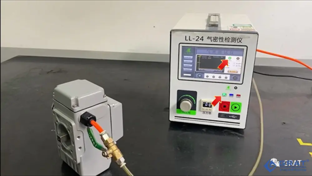 IP68 Air Tightness Testing Complete Procedure for Electric Actuators | Standard Inspection Guideline 5 IP68气密性测试 5