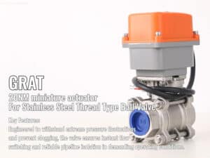 20nm actuator For Stainless Steel Thread Ball valve