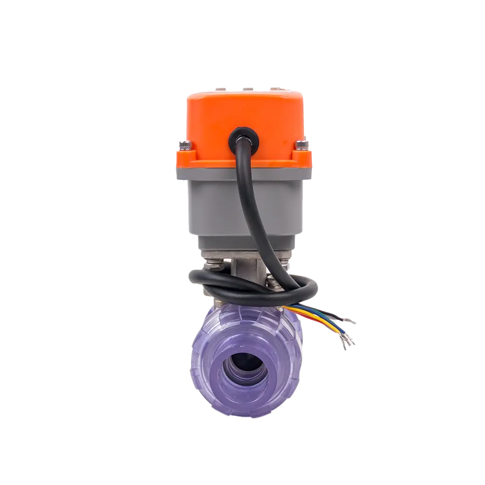 Smarter Control, Greater Savings - GRAT IoT Mini Ball Valve for Wastewater Treatment Facilities 5 GRAT Iot mini compact motorized UPVC Electric Valve sample