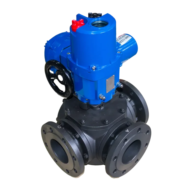 Electric Three Way Shut off Valve 2