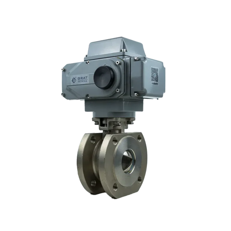Electric V Port Ball Valve