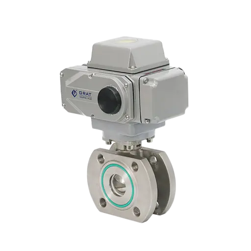 Products 2 Electric Vacuum V Port Ball Valve