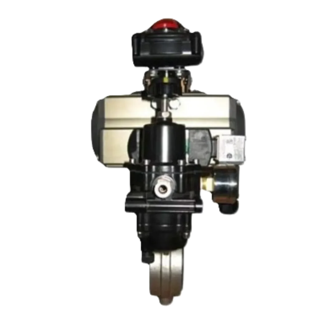 Explosion Proof Stainless Steel Pneumatic Butterfly Valve