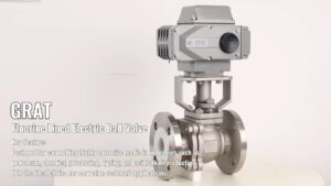 Fluorine Lined Electric Ball Valve