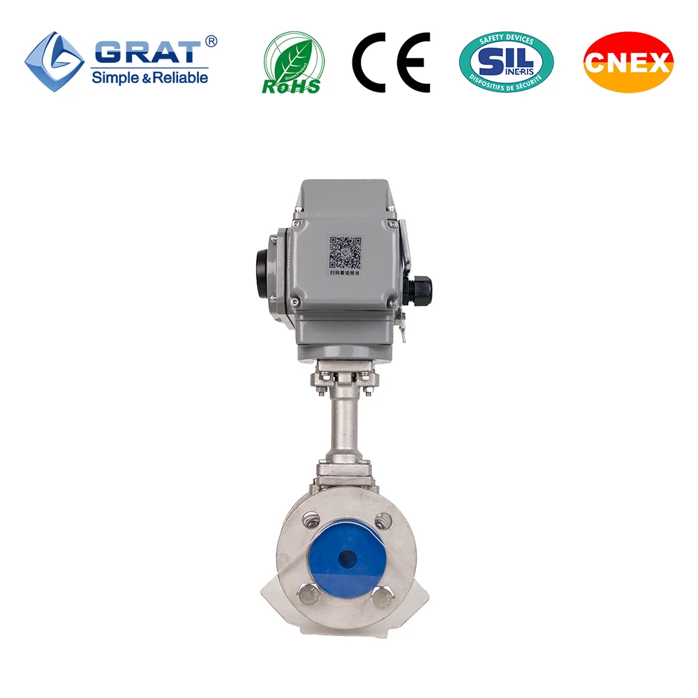Cryogenic Two-Phase Flow – GRAT Split-Body Electric Ball Valve for Industrial Refrigeration Systems 4 GRAT 2-Piece Ball Valve