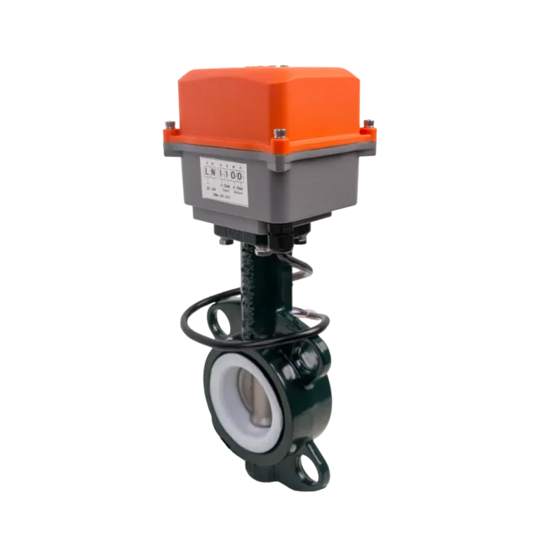 IoT Electric PTFE Butterfly Valve 1