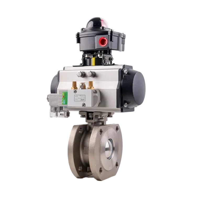 Pneumatic Ultra Short Flanged Ball Valve