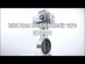 Quick Open Electric Butterfly Valve