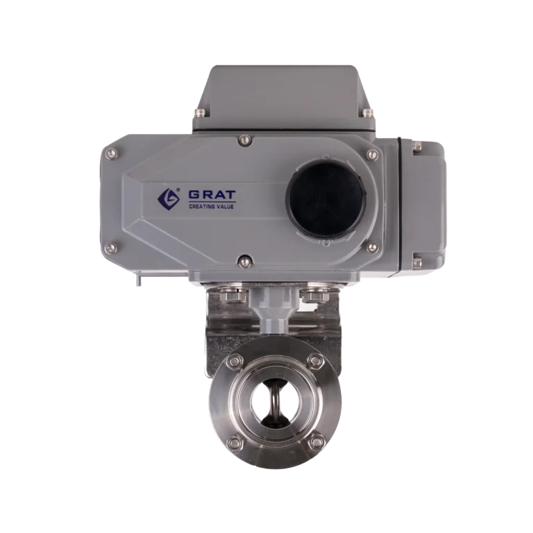 Sanitary Clamp Electric Butterfly Valve