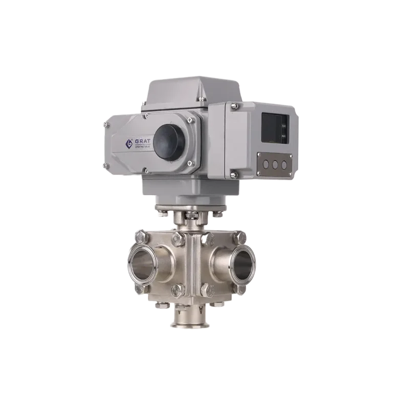 Sanitary Five Way Electric Valve