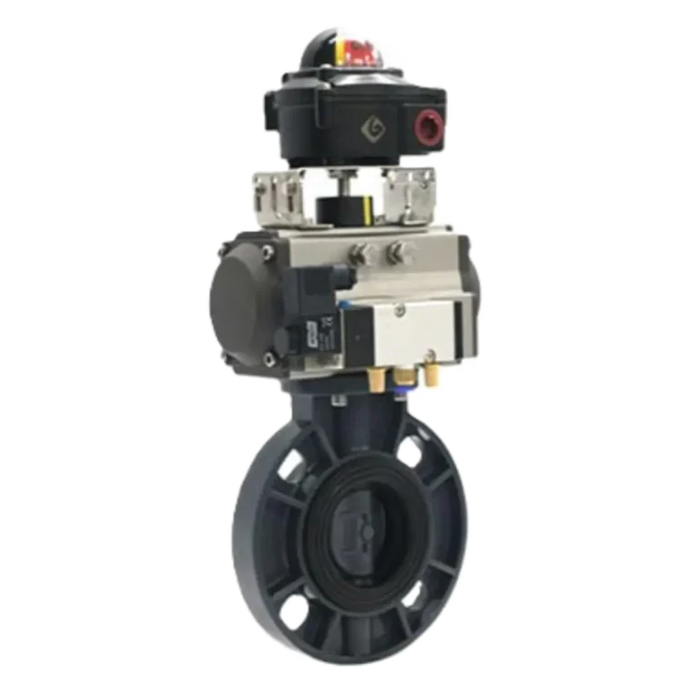 UPVC Pneumatic Butterfly Valve 1