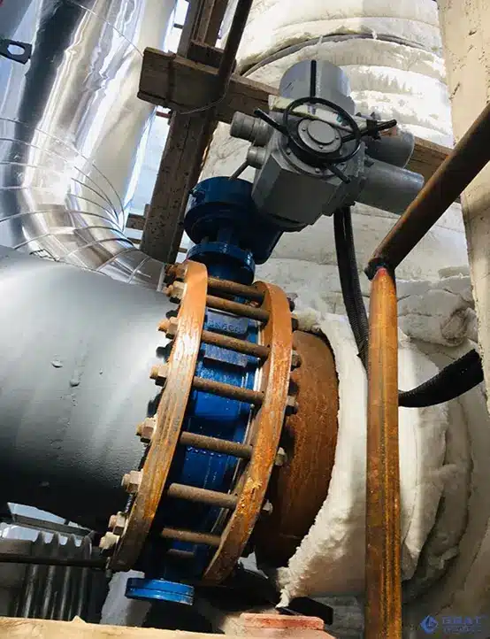 Application Case of GRAT Hard-sealed Electric Control Butterfly Valve in the Desulfurization Industry 2 图片2